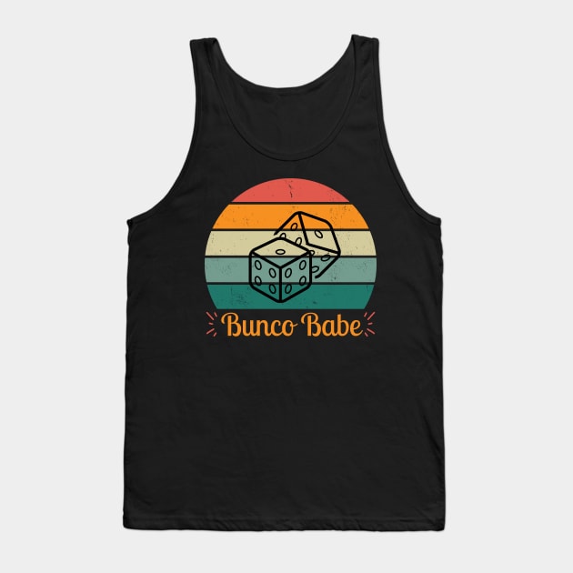 Bunco Babe Sunset Dice Tank Top by MalibuSun